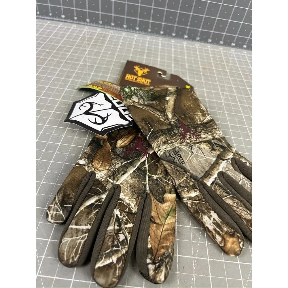Women’s Stretch Fleece Touch Glove, SZ Large, Realtree Edge New - Picture 2 of 5